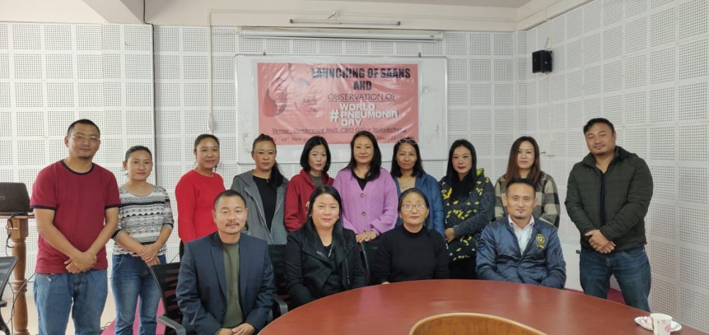 Officials during the observance of World Pneumonia day held in Mokokchung on November 12. (Photo Courtesy: CMO Mokokchung)